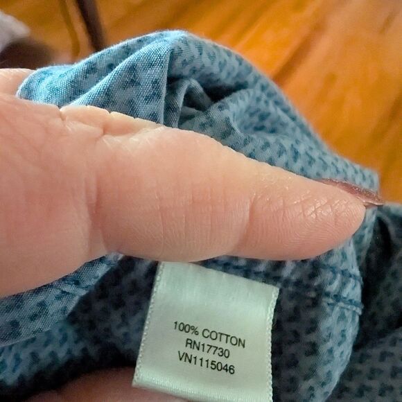 Men's Blue Button-Up Shirt Merona XL - Picture 4 of 4